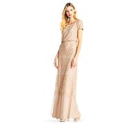Adrianna Papell Blouson à Manches Courtes avec Perles pour Femme, 46