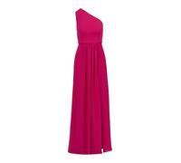 Adrianna Papell Robe asymétrique en Mousseline de Soie pour Femme, Magenta Brillant, 40