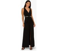 Adrianna Papell Robe drapée Adrianna Papell en jersey Noir EU 44 (UK 16)
