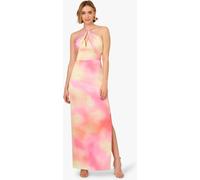 Adrianna Papell Robe longue Adrianna Papell Adrianna By en satin imprimée Rose 10