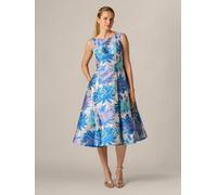 Adrianna Papell Robe longue en jacquard Adrianna Papell Bleu EU 46 (UK 18)