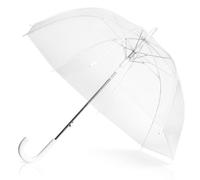 ADRIANO PORCARO Parapluie transparent pour deux, grand parapluie transparent, idéal pour les mariages et les petites séances photo, les jeunes mariés, les hommes et les filles (90 cm), Transparent, 90