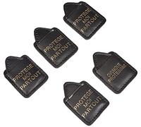 Adriatique Maroquinerie portamedaglia en Cuir Protege Moi Partout (Pack de 5 pièces), Noir,