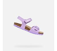 Geox J Adriel Girl C Sandale, DK Lilac, 32 EU