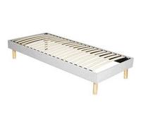 Adrien - Solide et Confortable Sommier Tapissier + Pieds en 18 cm - 80x190-13 Lattes - Montage Rapide et Facile - epaisseur du Metal +/- 1,2 mm