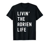 Adrien Vivant la Vie de Adrien Nom Amusant T-Shirt Graphique avec Valeur