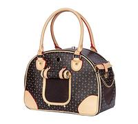 Adriene's Choice Sac de Transport de Luxe pour Animal de Compagnie, Chiot et Chat, Sac de Transport imperméable en Cuir synthétique de qualité supérieure pour l'extérieur, Les Voyages, la Marche, la