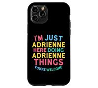 Adrienne Fait des Choses drôles avec Adrienne Name Coque pour iPhone 11 Pro