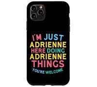 Adrienne Fait des Choses drôles avec Adrienne Name Coque pour iPhone 11 Pro Max
