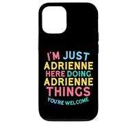 Adrienne Fait des Choses drôles avec Adrienne Name Coque pour iPhone 12/12 Pro