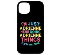 Adrienne Fait des Choses drôles avec Adrienne Name Coque pour iPhone 13