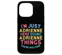 Adrienne Fait des Choses drôles avec Adrienne Name Coque pour iPhone 13 Pro