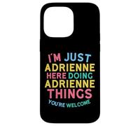 Adrienne Fait des Choses drôles avec Adrienne Name Coque pour iPhone 14 Pro Max