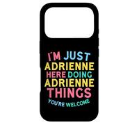 Adrienne Fait des Choses drôles avec Adrienne Name Coque pour iPhone 17 Pro