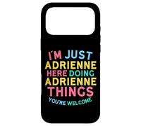 Adrienne Fait des Choses drôles avec Adrienne Name Coque pour iPhone 17 Pro Max