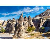 adrium 194190720 Poster 90 x 60 cm : informations sur les roches volcaniques Paysage en Cappadoce, Turquie dans une belle journée d'été