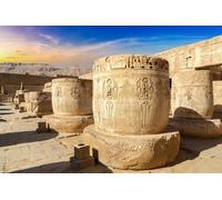 adrium 196675328 Poster 60 x 40 cm Temple de Medinet Habu à Louxor, Vallée du Roi, Égypte