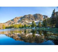 adrium Tableau acrylique 50 x 30 cm : randonnée dans la gamme Wind River dans le Wyoming, aux États-Unis, saison estivale (204941279)