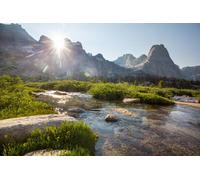 adrium Tableau acrylique 80 x 50 cm : randonnée dans la gamme Wind River dans le Wyoming, aux États-Unis, saison estivale (203049129)
