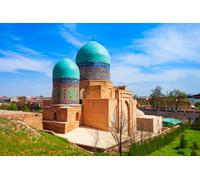 adrium Tableau composite en aluminium 140 x 90 cm : Shah-I-Zinda ou Shah I Zinda est un mausolée situé dans la ville de Samarkand, en Ouzbékistan (209016658)
