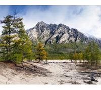 adrium Tableau composite en aluminium 50 x 40 cm : Extrême-Orient de la Russie, région de Magadan, district de Susumansky, Malyk Les environs du Mountain Lake Malyk au nord du (207172247)