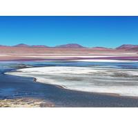 adrium Tableau en bois 90 x 60 cm : paysages de montagne insolites en Bolivie, aventure de voyage de l'Altiplano en Amérique du Sud (198019728)