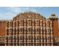 adrium Toile murale 120 x 80 cm : Hawa Mahal, le palais du vent, Jaipur, Rajasthan, Inde (21917097)