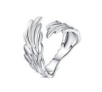 Adrivable Angel Guardian Wings Open Design Rings For Women Men Mending Engagement Anneau Jewelry Bijoux