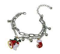 Adrosstoller Chaîne de clavicule avec pendentif cloche, chauve-souris effrayante pour Halloween, bijoux de festival, normal, Pas de gemme