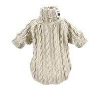 Adrosstoller Pull d'hiver pour chien et chaton à col haut - Coupe-vent - Vêtement tendance pour animaux domestiques