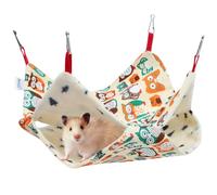 Adrosstoller Sugar Gliders Lit Cage Hamac Petit Animal Chaud Lit Cage Nid Hamac Doux Furry Lit Petit Animal Maison