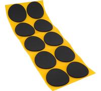 Adsamm® / 10 x Patins antidérapants Autocollants en Caoutchouc cellulaire EPDM/ø 45 mm/Noir/Rond/Patins antidérapants de 2,5 mm d'épaisseur