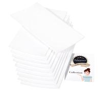 Adsamm® / 10 x plaquette autocollante en Feutre pour Le découpage/Blancs / 100x200 mm/rectangulaire / 3,5 mm d' épaisseur/Patins Feutre Auto-adhésifs