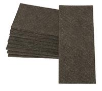 Adsamm® / 10 x plaquette autocollante en Feutre pour Le découpage/Bruns / 80x180 mm/rectangulaire / 3,5 mm d' épaisseur/Patins Feutre Auto-adhésifs