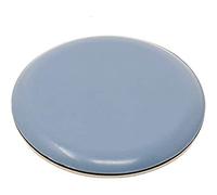 Adsamm® / 100 x Patins en PTFE / bleu-gris / Ø 60 mm / rond / Glisseurs autocollants PTFE / patins glisseurs auto-adhésif qualité premium