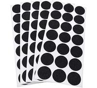 Adsamm® / 105 x Patins en Feutre/Noirs/Ø 30 mm/Rond / 1,5 mm d' épaisseur/Patins glisseurs Auto-adhésifs de qualité optimale de Adsamm®