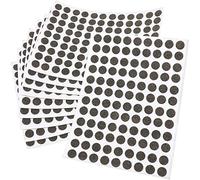 Adsamm® / 1080 x Patins en Feutre/Bruns/Ø 10 mm/Rond / 1,5 mm d' épaisseur/Patins glisseurs Auto-adhésifs de qualité optimale de Adsamm®