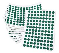 Adsamm® / 1080 x Patins en Feutre/Verts/Ø 10 mm/Rond / 1,5 mm d' épaisseur/Patins glisseurs Auto-adhésifs de qualité optimale de Adsamm®