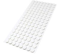 Adsamm® / 128 x Patins en Feutre/Blancs/Ø 12 mm/Rond/épaisseur 3,5 mm/Patins glisseurs Auto-adhésifs de qualité optimale