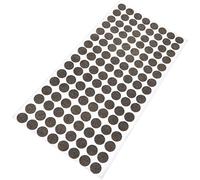 Adsamm® / 128 x Patins en Feutre/Bruns/Ø 12 mm/Rond / 1,5 mm d' épaisseur/Patins glisseurs Auto-adhésifs de qualité optimale de Adsamm®