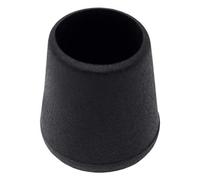 Adsamm® / 16 x Embouts extérieur/Noir/Ø 11-12 mm/Rond/Robuste glisseur à Fixer sur Tout Les Jambes Rondes des Meubles/pour Zones sèches et humides.