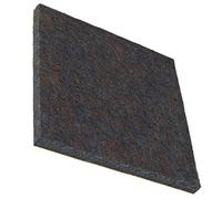 Adsamm® / 16 x patins en feutre extra forts / bruns / 80x80 mm / carré / épaisseur 5,5 mm / patins glisseurs auto-adhésifs haut de gamme