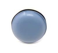 Adsamm® / 16 x Patins en PTFE / bleu-gris / Ø 20 mm / rond / Glisseurs autocollants PTFE / patins glisseurs auto-adhésif qualité premium