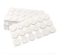 Adsamm® / 180 x patins en feutre / blancs / Ø 36 mm / rond / épaisseur 3,5 mm / patins glisseurs auto-adhésifs de qualité optimale