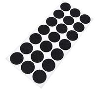 Adsamm® / 21 x Patins en Feutre/Noirs/Ø 30 mm/Rond / 1,5 mm d' épaisseur/Patins glisseurs Auto-adhésifs de qualité optimale de Adsamm®
