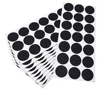 Adsamm® / 210 x Patins en Feutre/Noirs/Ø 30 mm/Rond / 1,5 mm d' épaisseur/Patins glisseurs Auto-adhésifs de qualité optimale de Adsamm®