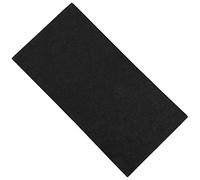 Adsamm® / 3 x plaquettes autocollantes en feutre pour le découpage / noirs / 100x200 mm / rectangulaire / 1,5 mm d' épaisseur / patins feutre auto-adhésifs