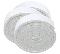 Adsamm® / 3 x Rouleaux de Rubans adhésifs en Feutre découpables/Blancs / 19x1000 mm/Rouleaux/épaisseur 3,5 mm/Patins Feutre Auto-adhésifs de qualité optimale