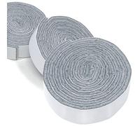 Adsamm® / 3 x Rouleaux de Rubans adhésifs en Feutre découpables/Gris / 19x1000 mm/Rouleaux/épaisseur 3,5 mm/Patins Feutre Auto-adhésifs de qualité optimale