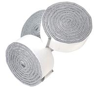 Adsamm® / 3 x Rouleaux de Rubans adhésifs en Feutre découpables/Gris / 29x1000 mm/Rouleaux/épaisseur 3,5 mm/Patins Feutre Auto-adhésifs de qualité optimale